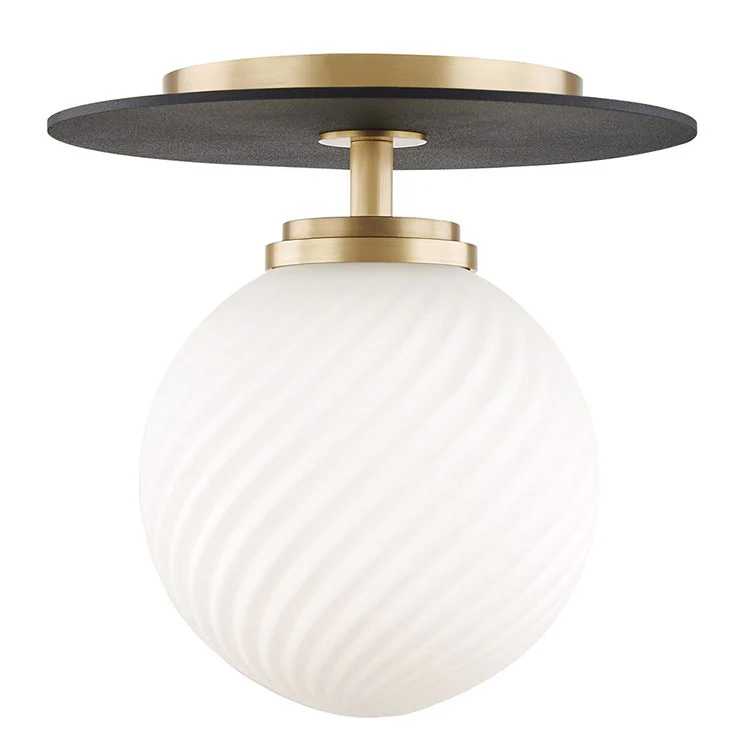 Ellis Single-Light LED Small Flush Mount Ceiling Fixture Mount - Frankwebs