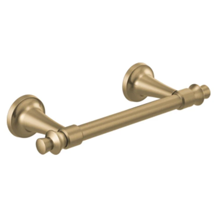 Toilet Paper Holder Dorval Pivoting Arm Brilliance Champagne Bronze Metal 6-7/16 Inch 3-1/2 Inch Wall Mount - Frankwebs