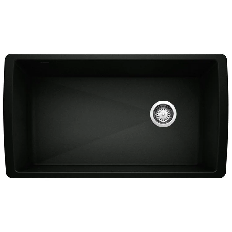 Kitchen Sink Diamond 34 x 19 Inch Single Bowl Super Single Coal Black Undermount - Frankwebs