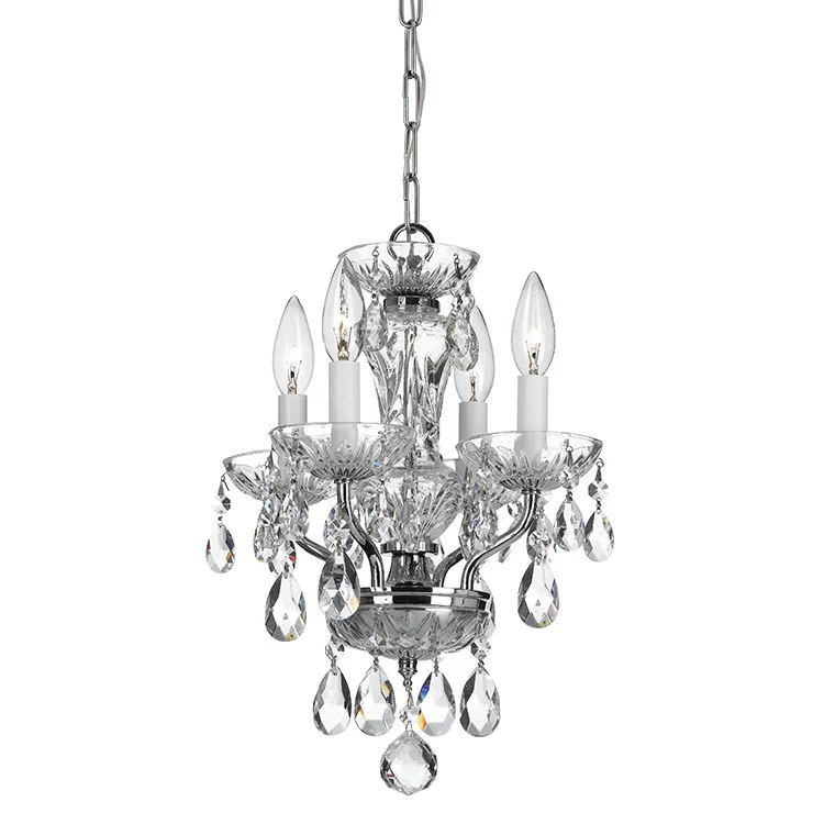 Traditional Crystal Four-Light Mini Chandelier - Frankwebs