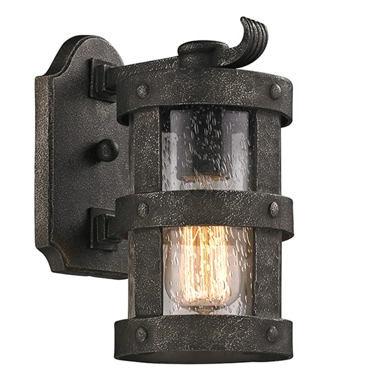 Barbosa Single-Light Small Outdoor Wall Lantern - Frankwebs