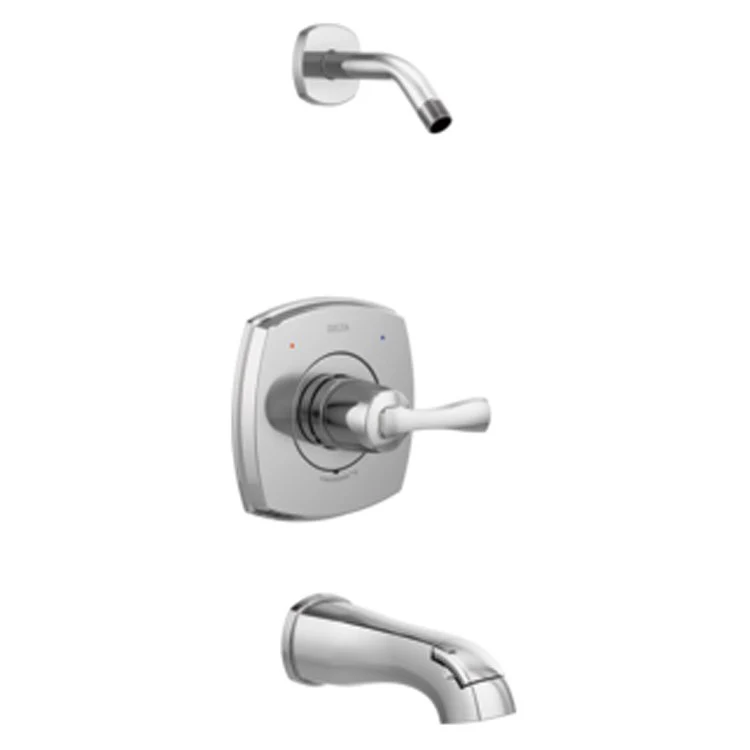 Tub and Shower Trim Stryke Monitor 14 1 Lever Chrome ADA 1.75 Gallons per Minute Less Showerhead - Frankwebs