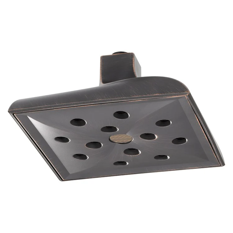 Showerhead Virage 1 Function H2Okinetic Ceiling Mount Rain Can Brilliance Luxe Gold 8 Inch 1.75 Gallons per Minute Square Full Spray - Frankwebs