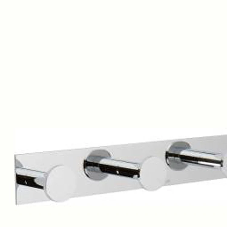 Robe Hook Surface Quadruple Polished Chrome 2-3/16 Inch 2-5/16 Inch Wall Mount Brass - Frankwebs