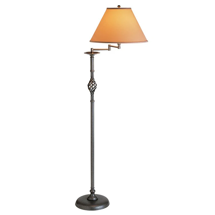 Twist Basket Swing Arm Floor Lamp - Frankwebs