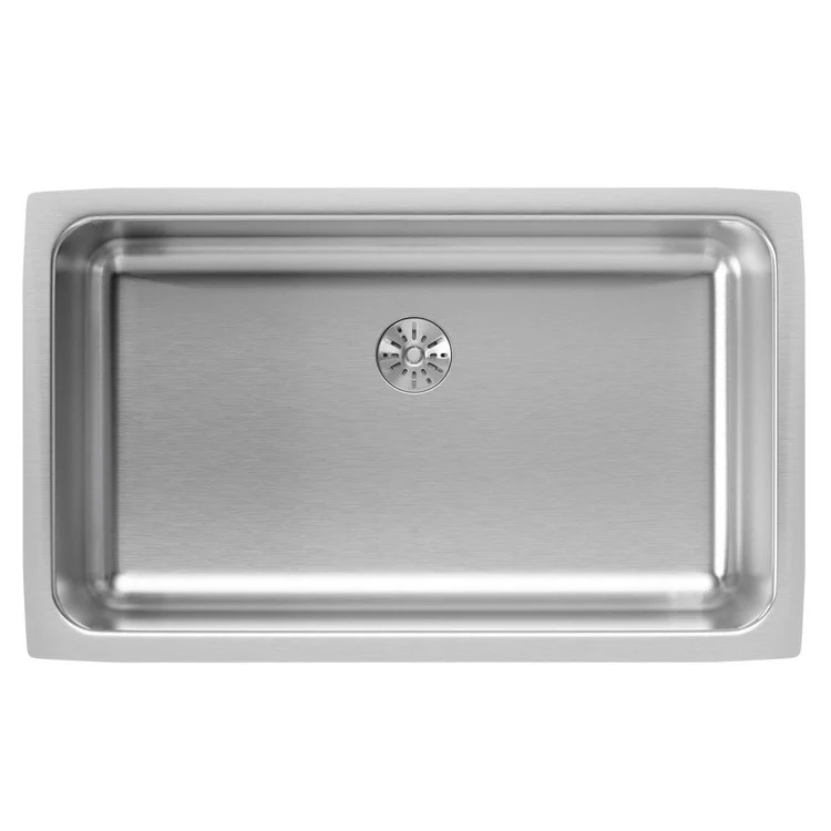 Kitchen Sink Gourmet 30.5 x 18.5 Inch Single Bowl with Perfect Drain Lustertone Undermount Stainless Steel 9 Inch - Frankwebs