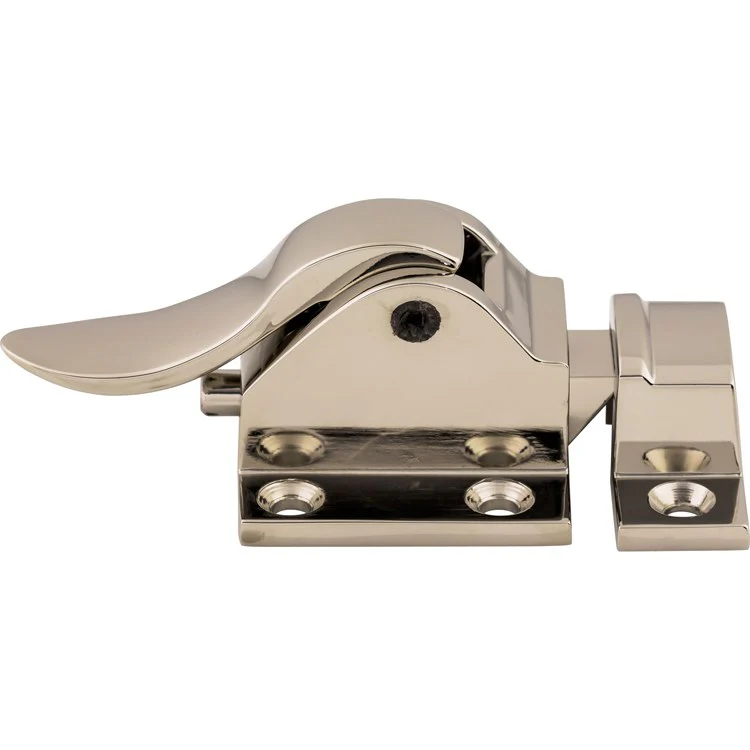 Door Latch Transcend Cabinet Polished Nickel 2 x 1-1/2 x 1-1/8 Inch Zinc Alloy 2 Inch - Frankwebs