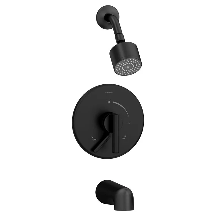 Dia Single Handle Wall-Mount Tub and Shower Faucet Trim Kit without Valve (1.5 GPM) - Frankwebs