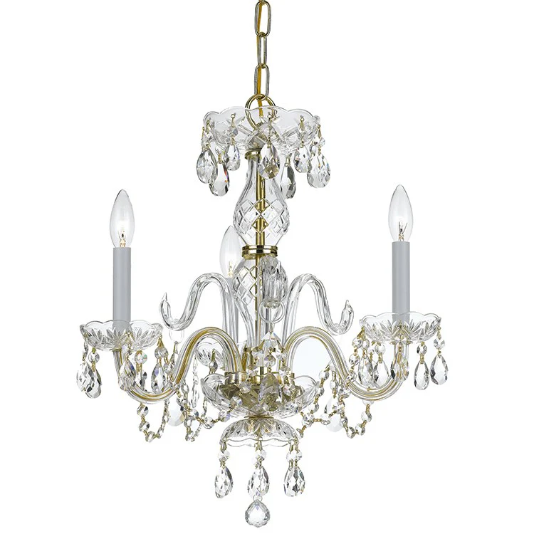 Traditional Crystal Three-Light Mini Chandelier - Frankwebs