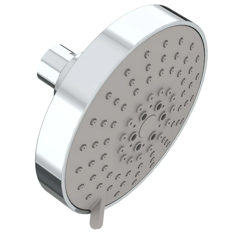 Showerhead Dia 5 Functions Polished Chrome 4-3/4 Inch 1.5 Gallons per Minute Round - Frankwebs