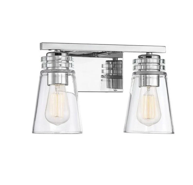 Brannon Two-Light Bathroom Vanity Fixture - Frankwebs