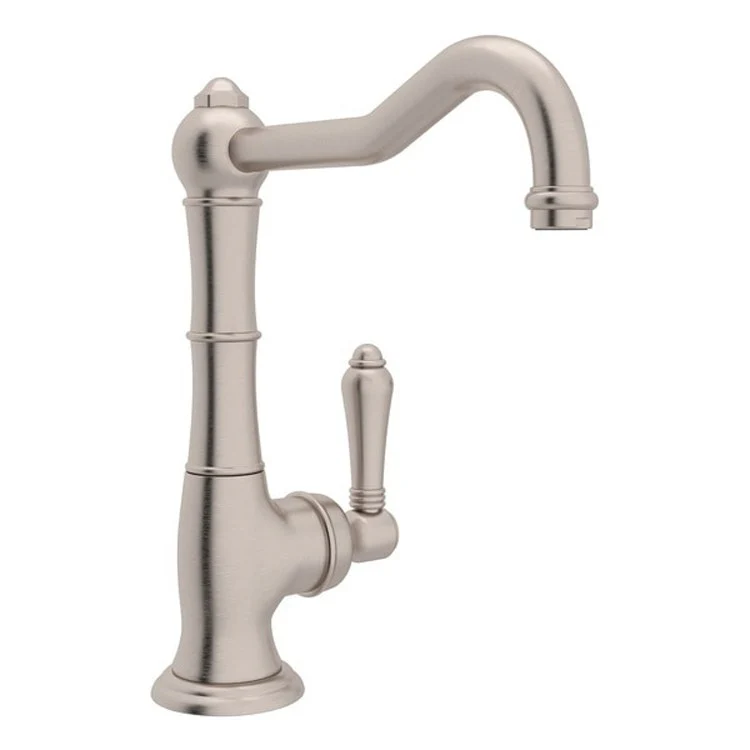 Bar Faucet Cinquanta Food Prep 1 Lever Satin Nickel 1.5 Gallons per Minute - Frankwebs