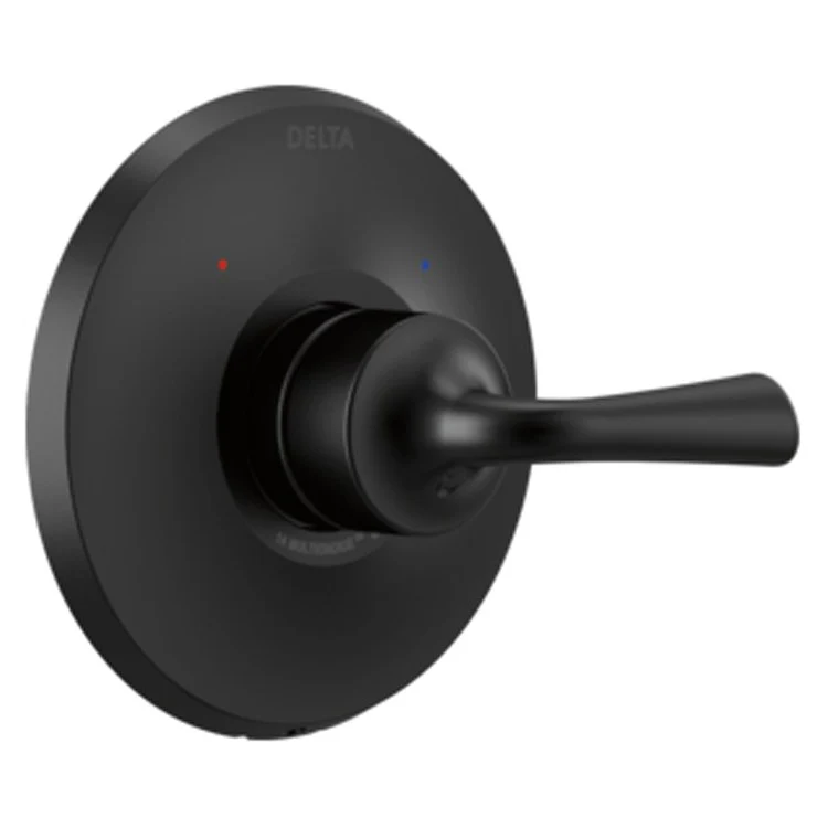 Valve Trim Kayra Monitor 14 1 Lever Matte Black ADA for MultiChoice Universal Rough-In Valve R10000 Series - Frankwebs