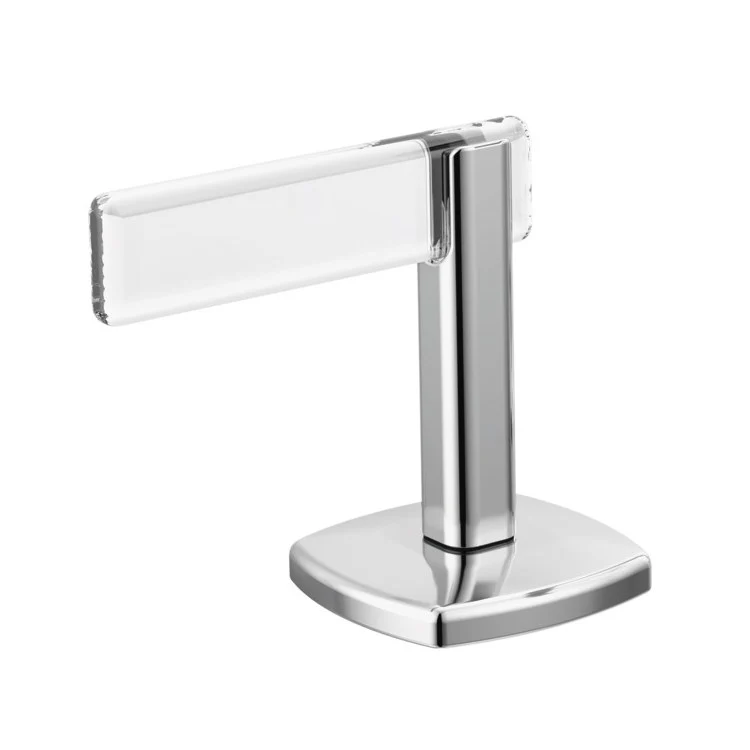 Handle Kit Allaria Zinc 2 Lever Polished Chrome / Clear Acrylic ADA for Widespread Lavatory - Frankwebs