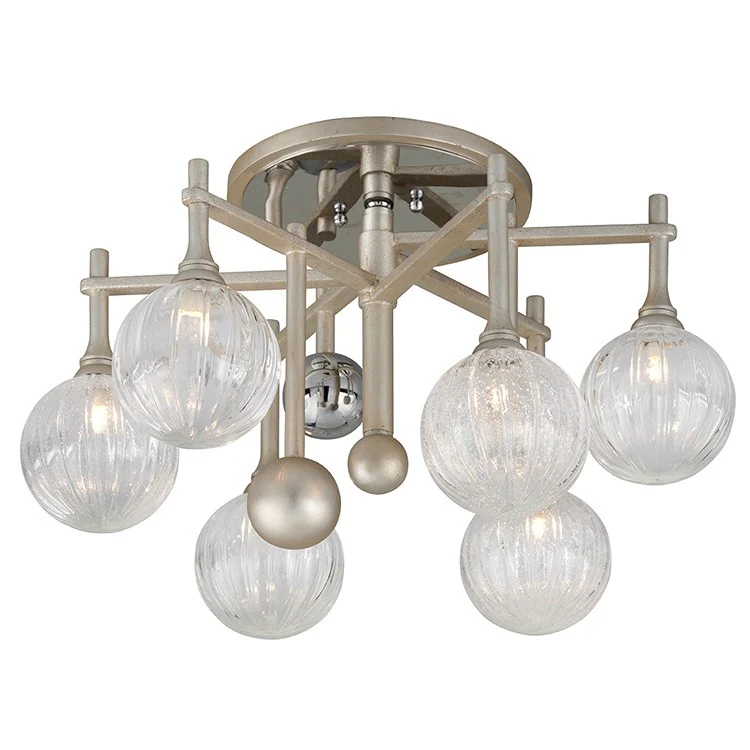 Majorette Six-Light Semi-Flush Mount Ceiling Fixture - Frankwebs