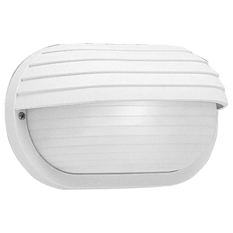 Bulkheads Oval Polycarbonate Single-Light Wall Lighting Fixture with Hood - Frankwebs