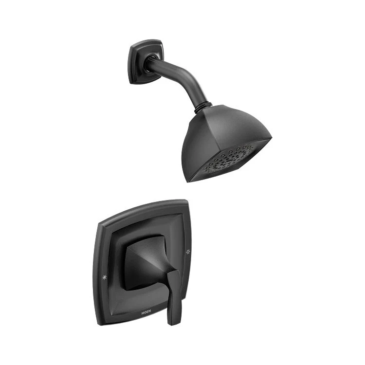 Shower Trim Voss Posi-Temp Eco-Performance 1 Lever Matte Black ADA 1.75 Gallons per Minute - Frankwebs