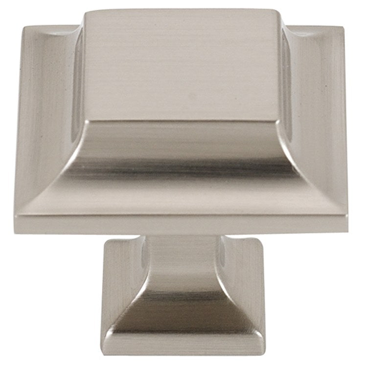 Knob Millenium Square Bronze Brass 1-1/4 Inch 1 Inch 5/8 Inch - Frankwebs