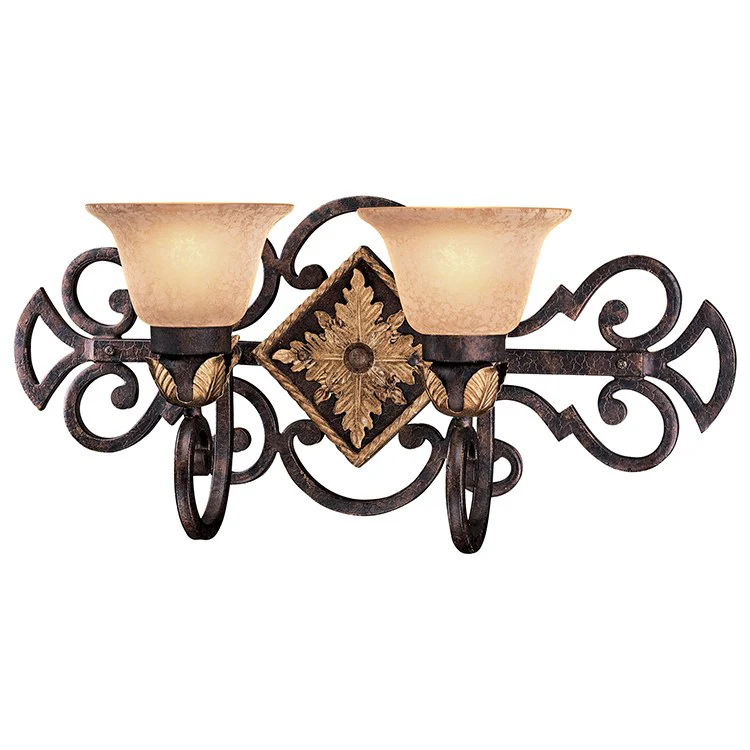 Zaragoza Two-Light Bathroom Vanity Fixture - Frankwebs