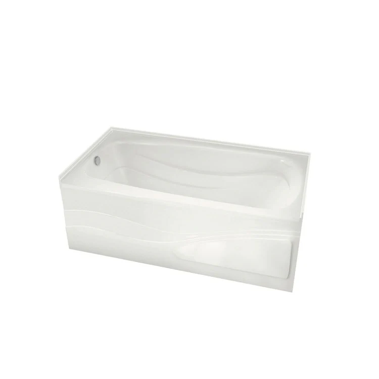 Tub Tenderness 59-7/8 x 35-3/4 x 20 Inch Alcove with Whirlpool Left White Acrylic - Frankwebs