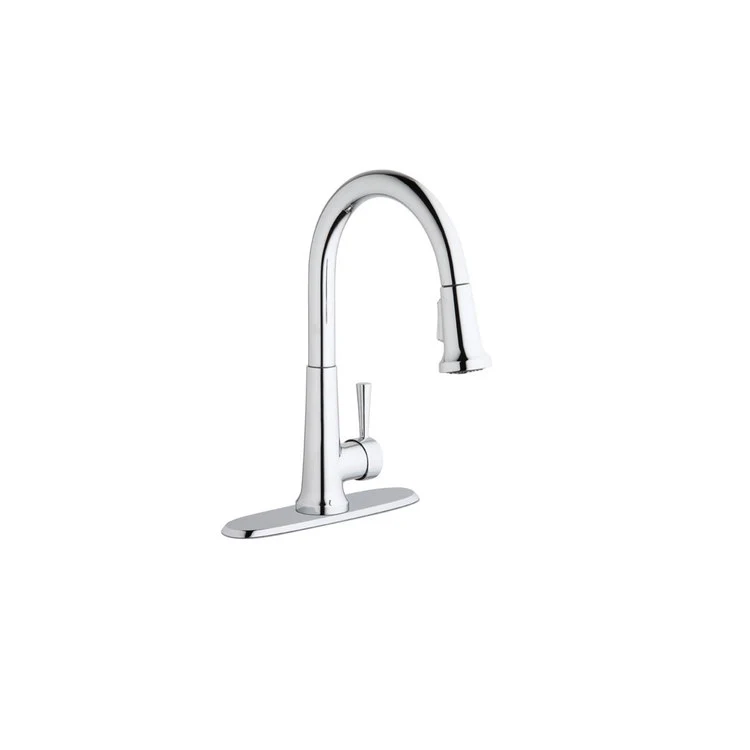 Everyday Single Handle Pull Down Kitchen Faucet with Lever Handle - Frankwebs