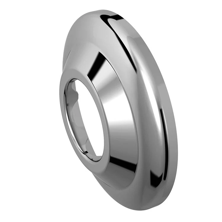 Concealed Mount Stainless Steel Shower Rod Flanges Set of 2 - Frankwebs