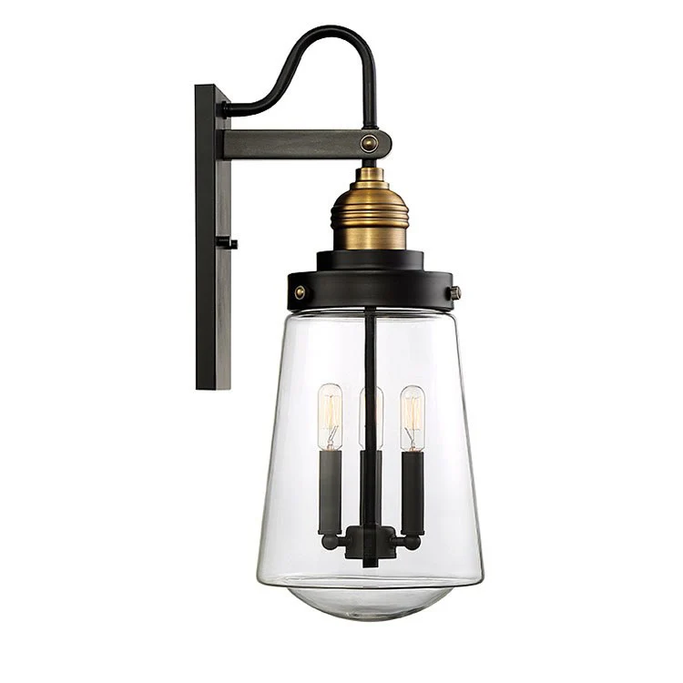 Macauley Three-Light Outdoor Wall Mount Sconce - Frankwebs