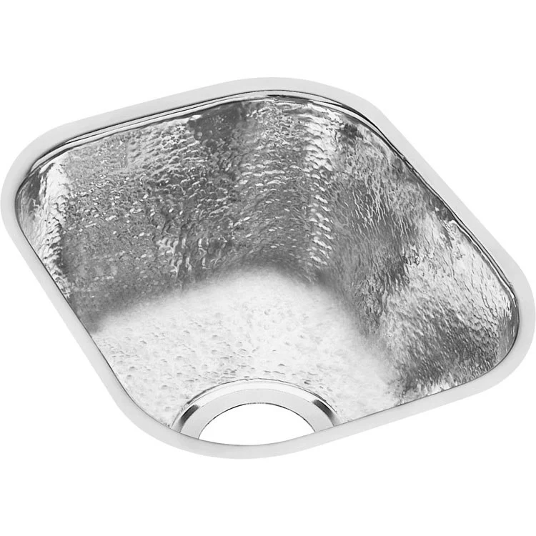 Bar Sink 12 x 14 Inch Single Bowl Hammered Mirror Undermount Rectangle Drain Size 3-1/2 Inch - Frankwebs