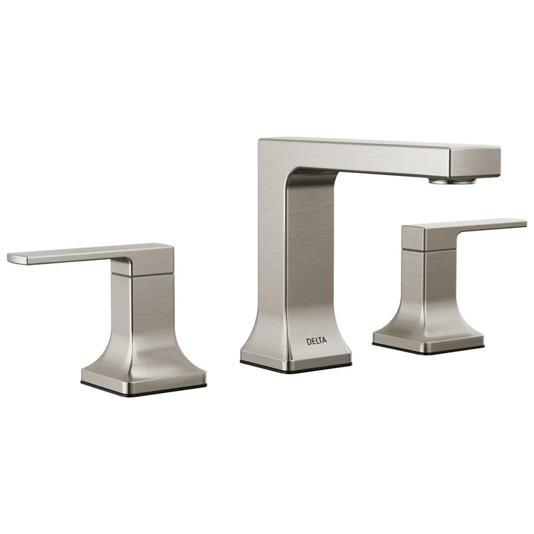 Lavatory Faucet Velum Widespread 2 Lever ADA WaterSense Brilliance Stainless 1.2 Gallons per Minute - Frankwebs