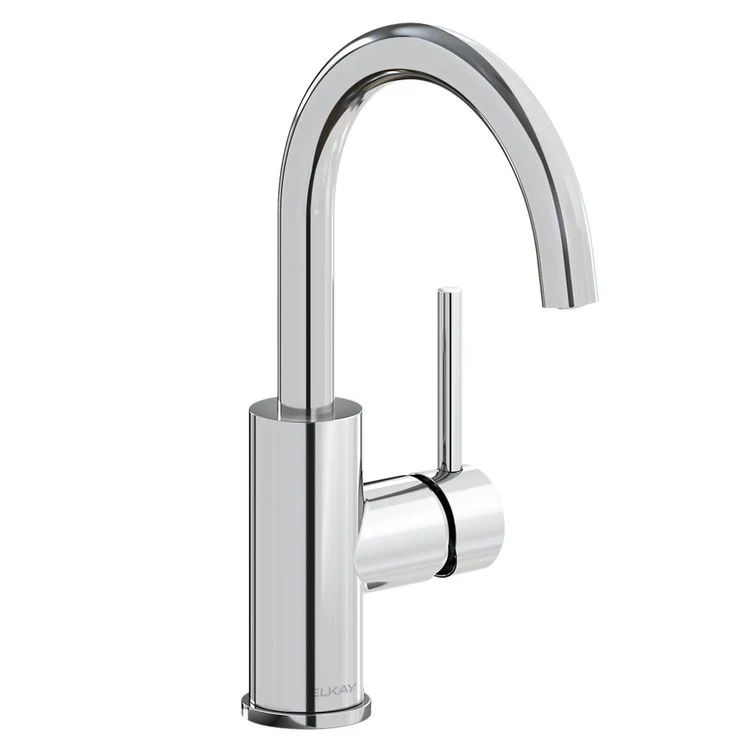 Bar Faucet Avado Deck Mount 1 Lever ADA Lustrous Steel Spout Type Gooseneck - Frankwebs