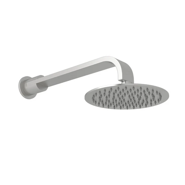 Showerhead Soriano 1 Function Includes Shower Arm Brushed Stainless Steel 9-7/8 Inch 1.8 Gallons per Minute Round Rain - Frankwebs