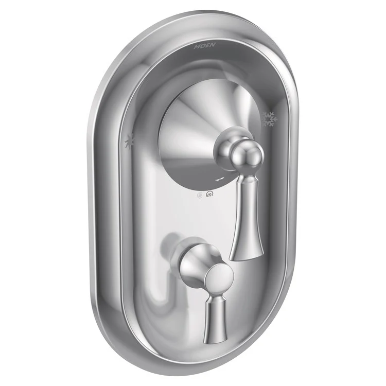 Valve Trim Wynford Posi-Temp with Built In 3 Function Transfer 2 Lever Chrome ADA - Frankwebs