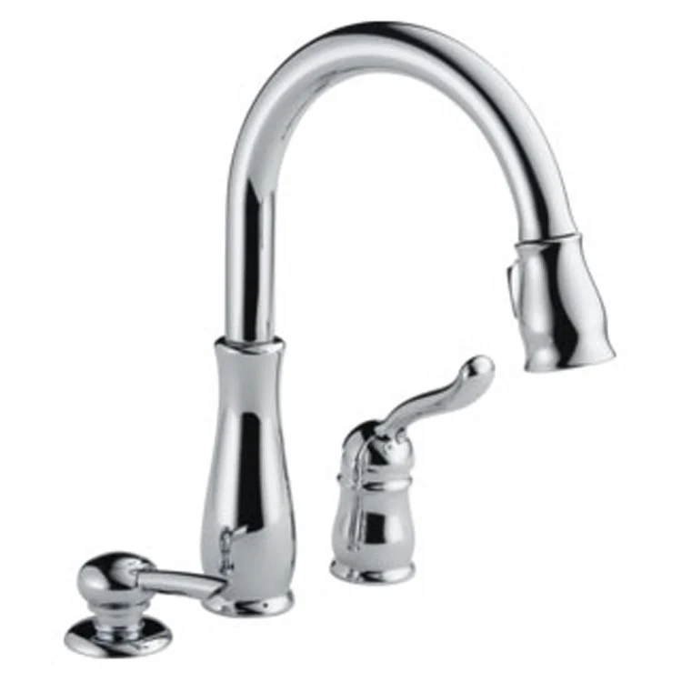 Leland Single Handle Pull Down Kitchen Faucet - Frankwebs