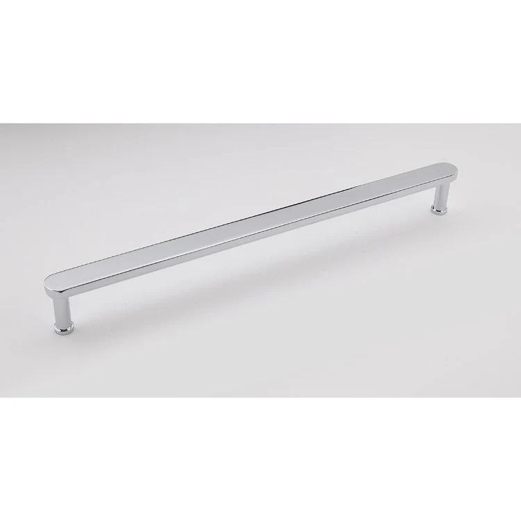 Pull Moderne Oversized Polished Chrome Brass 12 Inch 12-3/4 Inch 1-1/2 Inch - Frankwebs