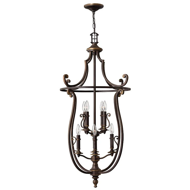 Plymouth Eight-Light Two-Tier Foyer Pendant - Frankwebs