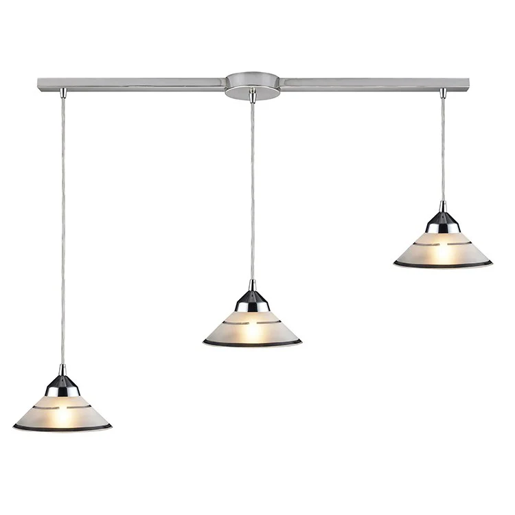 Refraction Three-Light Linear Pendant - Frankwebs