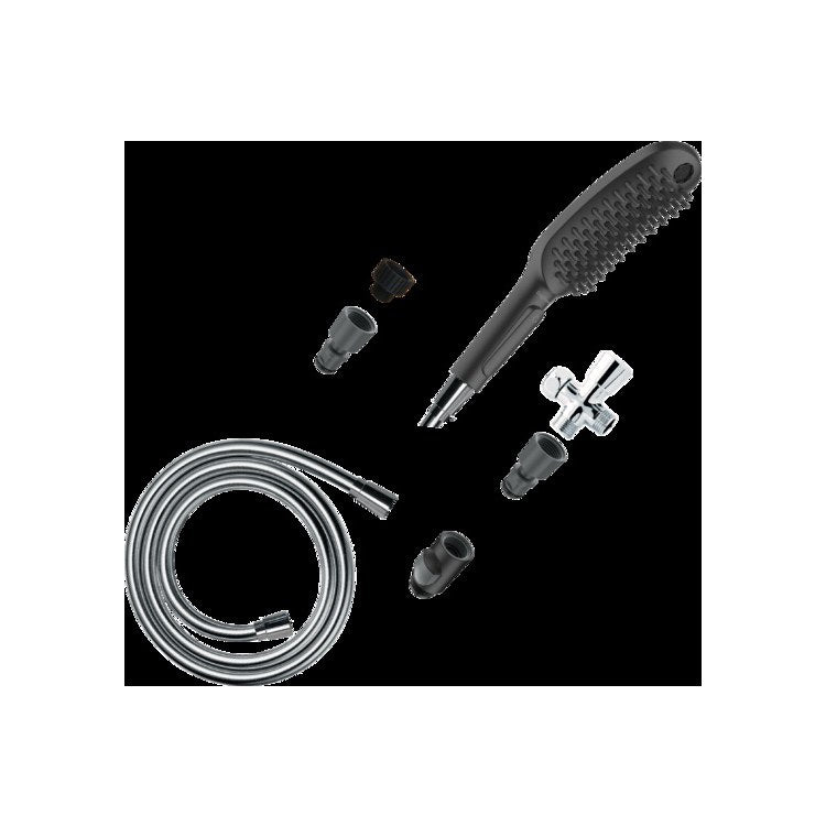 Handshower Dog Shower Bundle Black 3 Function 1.75 Gallons per Minute - Frankwebs