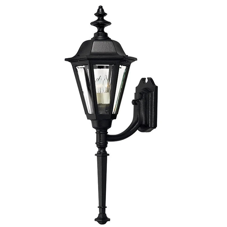 Manor House Three-Light Medium Torch-Style Wall-Mount Lantern - Frankwebs