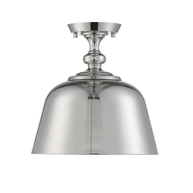 Berg Single-Light Semi-Flush Mount Ceiling Fixture - Frankwebs