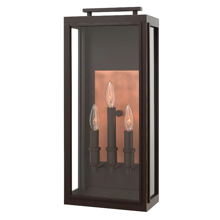 Sutcliffe Three-Light Large Wall-Mount Lantern - Frankwebs
