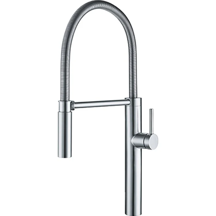 Kitchen Faucet Pescara Semi Pro XL 1 Lever Stainless Steel 1.75 Gallons per Minute - Frankwebs