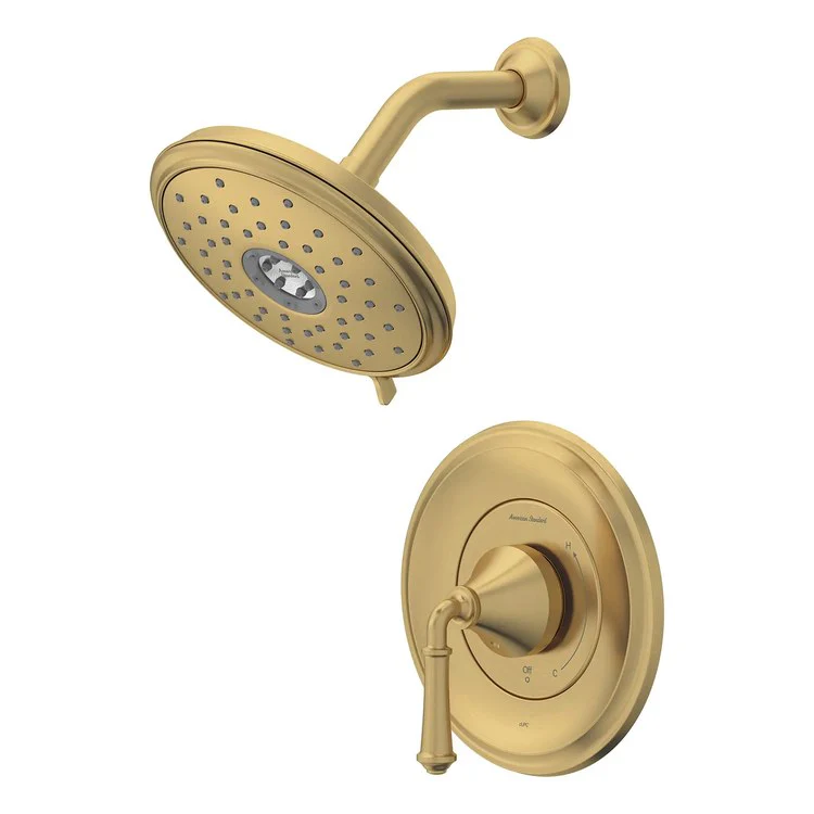 Shower Trim Delancey with Pressure Balance Cartridge 1 Lever Brushed Cool Sunrise CALGreen WaterSense CEC ADA 1.8 Gallons per Minute 4 Function - Frankwebs