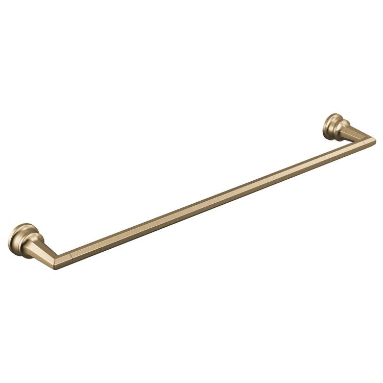 Towel Bar Beauclere 24 Inch Brilliance Luxe Gold Metal - Frankwebs