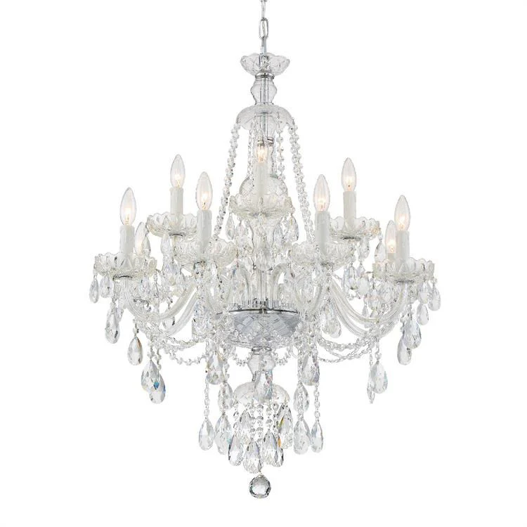 Candace Twelve-Light Two-Tier Chandelier - Frankwebs