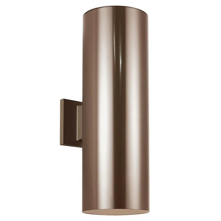 Outdoor Cylinders Two-Light Large Outdoor Wall Sconce - Frankwebs
