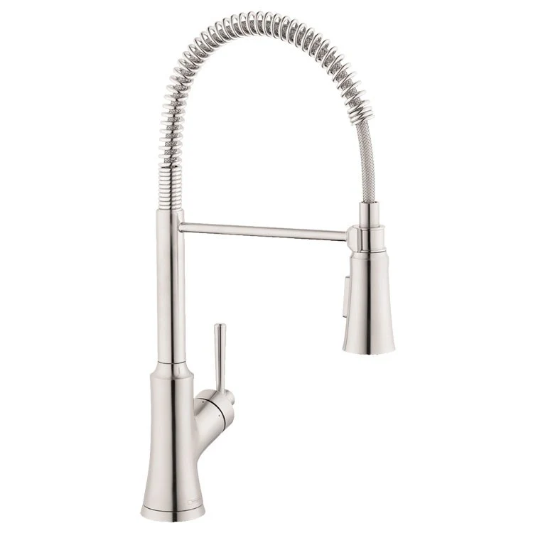Joleena Semi-Pro Single Handle Pull Down Kitchen Faucet, 1.75 GPM - Frankwebs