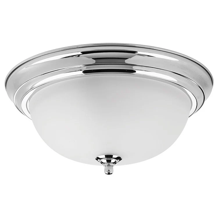 Melon Two-Light Flush Mount Ceiling Light with Etched Glass - Frankwebs