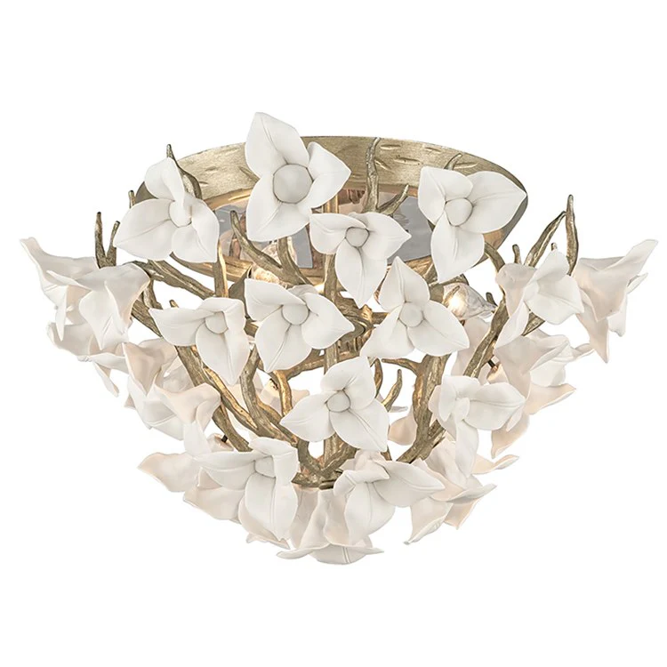 Lily Four-Light Flush Mount Ceiling Fixture - Frankwebs