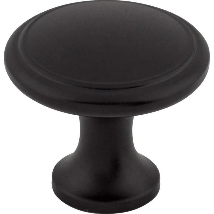 Knob Nouveau Ringed Round Ash Gray Zinc Alloy 1-1/8 x 1-1/8 x 1 Inch 1 Inch - Frankwebs