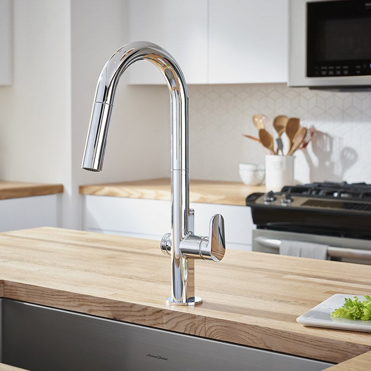 Beale MeasureFill Single Handle Pull-Down Kitchen Faucet - Frankwebs